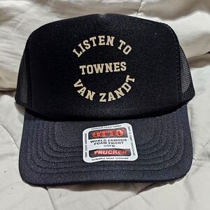 Townes Van Zandt OTTO Black Trucker Hat
